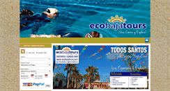 Desktop Screenshot of ecobajatours.com